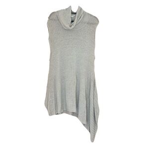 Bryn Walker Asymmetrical Linen Cowl Neck Knitted Dress